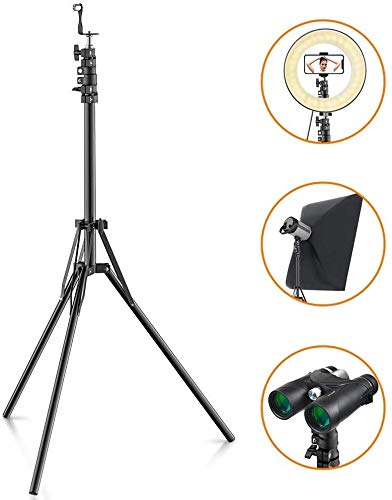 Kylietech Binoculars Tripod, Aluminum Lightweight Photography Tripod Stand for Photo Studio Reflector Softbox Light Umbrella Background Video Lighting Studio Mono Light