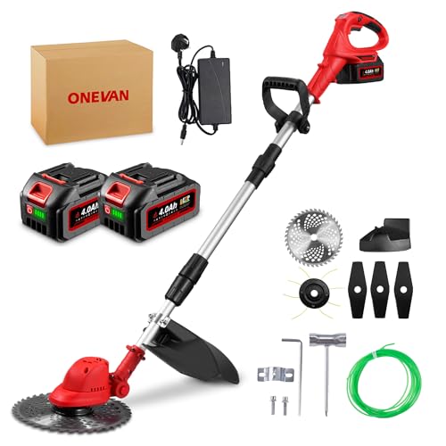 Cordless Strimmer Battery Lawn Trimmer - Electric Battery Tr