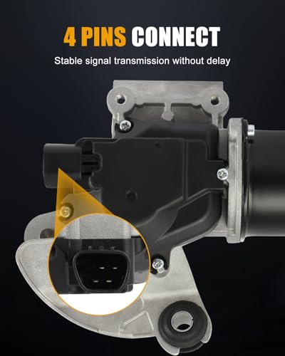 Image of ROADFAR Front Windshield Wiper Motor Fit for Nissan for Altima 2007-2012 | For Nissan For Altima 2007-2012|For Nissan For Maxima 2009-2014|Replace 28800-9N00A|28800-JA000|28800-JB100|4 Pins