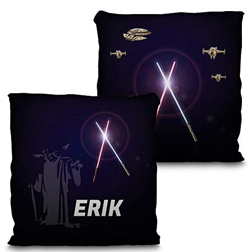 LolaPix Cojin Star Wars Personalizado con Foto. Regalos Personalizados con Foto. Impresión Total...