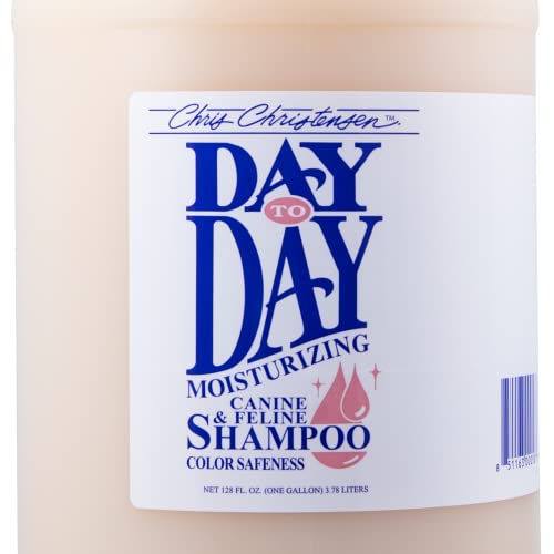 Chris Christensen Day To Day Ultra Concentrated Dog Shampoo, Makes Up To 8 Bottles, Groom Like A Professional, Moisturizing, All Coat Types, For Daily Use, Made In Usa, 1 Gallon #TOP2