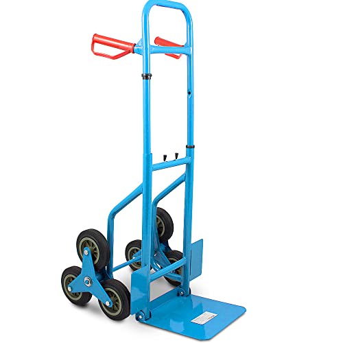 BITUXX® Treppenkarre Sackkarre Treppe Treppensackkarre 200kg Treppensteiger Stapelkarre Klappbar Hartreifen