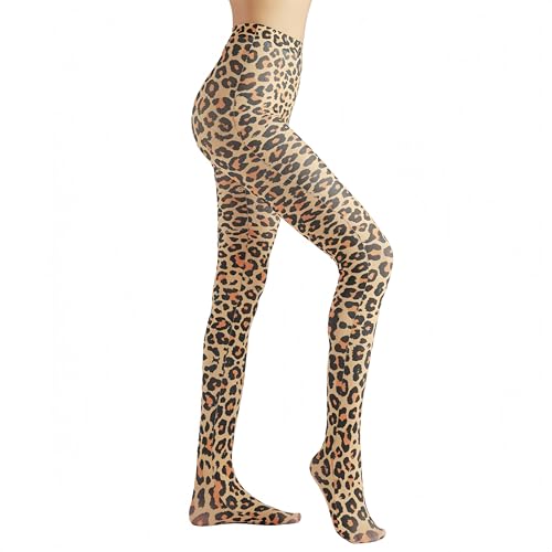 Image of Sahabowi Women's Sheer Tights, Digital Print Designs Stockings