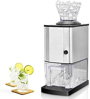 Nightcore Electric Ice Crusher, Ice Crushed Machine with Stainless Steel, Ice Crusher Idea for Home, Party and Gathering