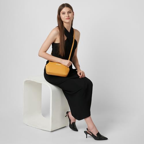 Image of Caprese York Small Sling Bag for Women with Adjustable Strap & Zipper Closure for Comfortable Wear | Versatile Handbag for Everyday Use, Travel, and Special Occasions