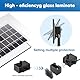 LESOLEIL Solar Brunnenpumpe, 3.5W DIY Solar Wasserpumpe im Freien mit 8 Düsen, verwendet für Vogelbäder, Hinterhöfe, Gärten und Teiche