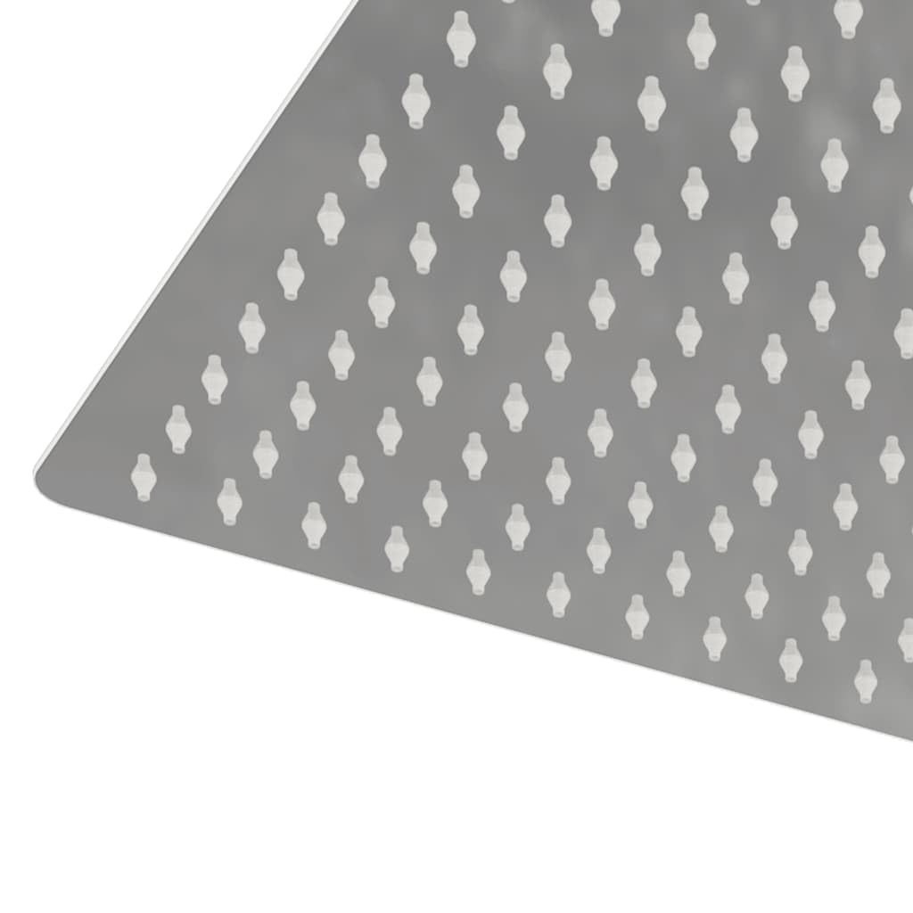 vidaXL Testa Doccia a Pioggia Acciaio Inox 304 40x30 cm Rettangolare, soffione Doccia a Pioggia, soffione Bagno, Parte Doccia