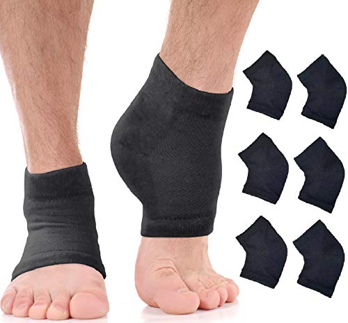 Moisturizing Socks for Men | Cracked Heel Treatment with Aloe Vera | Moisturizer Foot Callus Remover | Aloe Socks for Cracked Heels & Dry Cracked Feet | Lotion Infused Gel Heel Socks (XL - 3 Pairs) -  ARMSTRONG AMERIKA, cracked_heel_socks