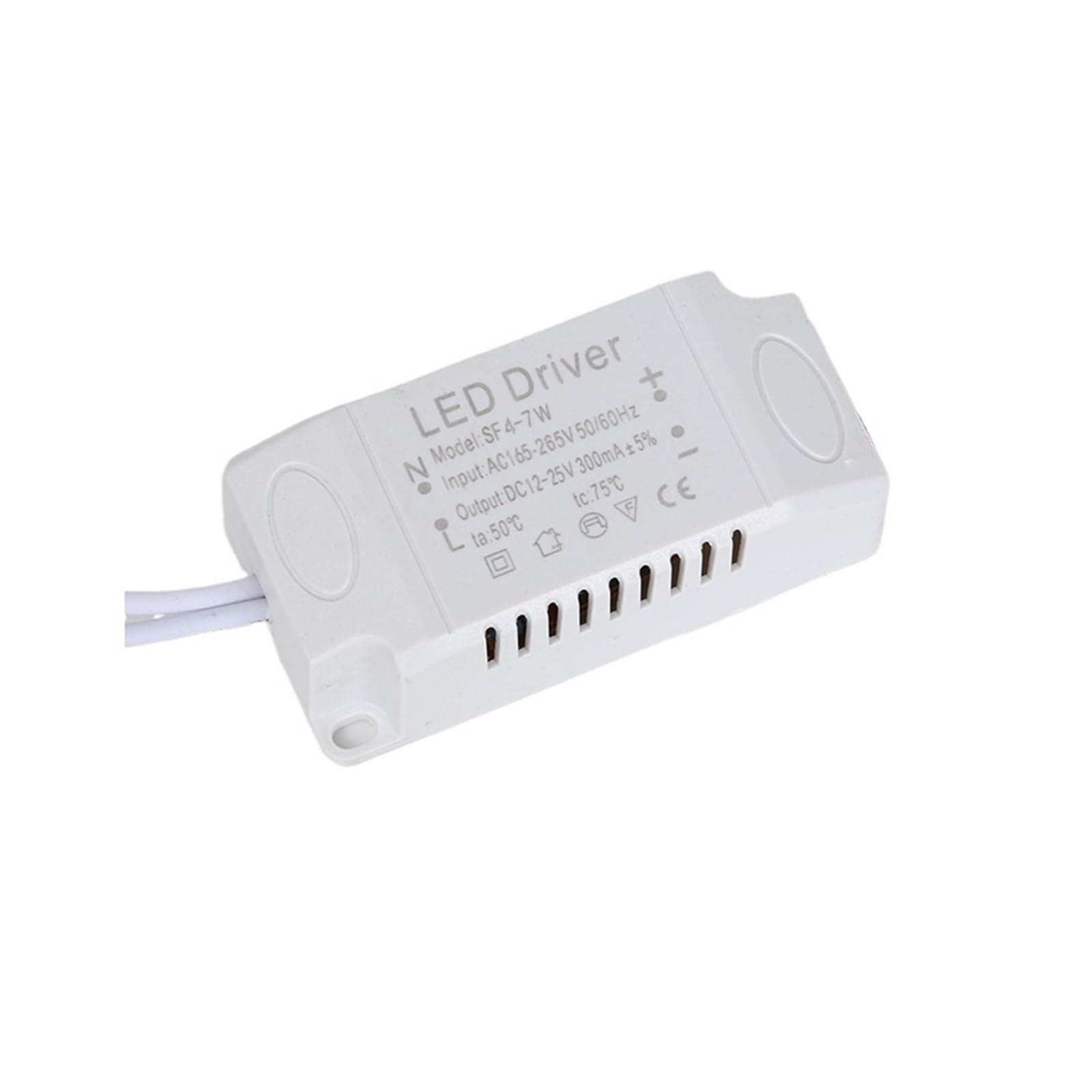 Alimentatore a Corrente costante LED for Uso Domestico con Resistenza alle Alte Temperature, Singolo, Telecomando segmentato a Tre Colori(4W 7W Monochrome Optical Driver)