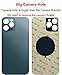 Day-market 12 Pro Max Back Glass Replacement for iPhone 12pro Max Back Cover Glass 6.7 Inch with PreInstalled Tape Installation Instruction Repair Tools Screen Protector Pacific Blue