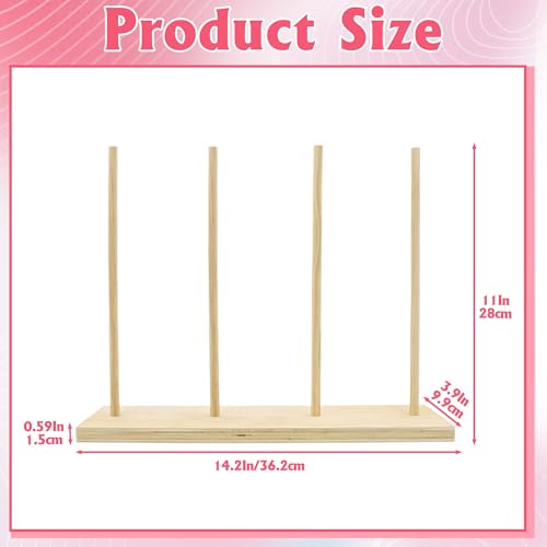 Organizador de fita de madeira para sala de artesanato, suporte organizador de fita, suporte de carr