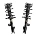 OREDY Front Driver and Passenger Side 2PCS Complete Shock Strut Coil Springs Assembly Kit 11255 11256 Compatible with Toyota Rav4 FWD 4WD 2009 2010 2011 2012