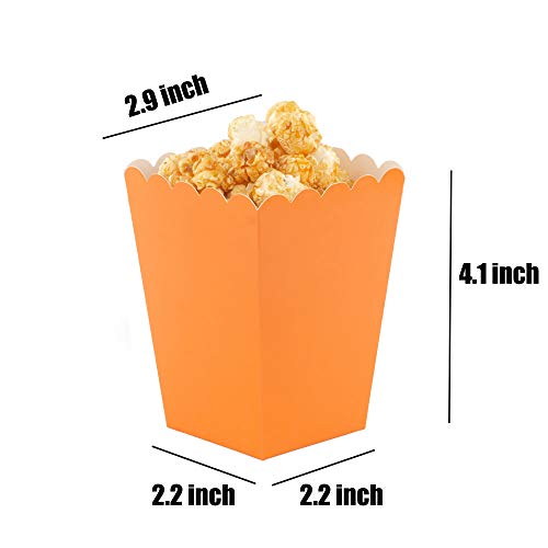 Image of We Moment Orange Mini Popcorn Boxes,Pack of 36