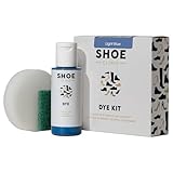 Shoe Clinic Shoe Colouring Kit | Complete Shoe Dye Kit for Leather, Fabric, Satin & Canvas Fabrics | Restore or Change The Colour of Footwear | Use on Trainers, Boots Sneakers & More | (Light Blue)