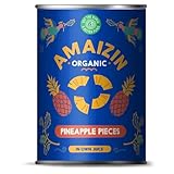 Piña en su jugo Troceado bio Amaizin, 400 g