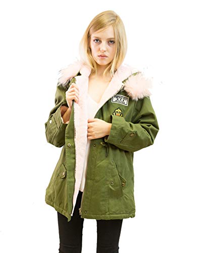 Blouson vert de qualité supérieure pour femme veste élégante coupe confortable en L/XL