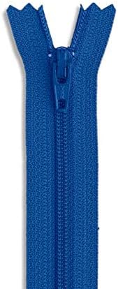 Amazon.com: Royal Blue 7 Inch Nylon Coil Zipper - Non Separating Sewing ...
