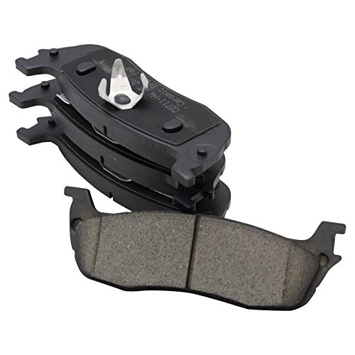 Image of TRQ Rear Brake Pad and Rotor Set Ceramic Calipers Compatible with 2000-2003 Ford F-150 2004 F-150 Heritage