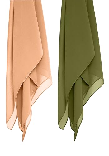 Image of Premium Georgette Hijab for Women, Lightweight and Breathable | 180x70 cm