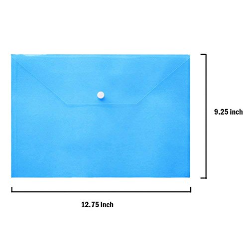 Image of DIY Crafts Style No # 2, Pack of 24 Pc, Plastic Envelopes Poly Envelopes,Poly Folders with Snap Button Closure Plastic Folders Qua(Style No # 2, Pack of 24 Pc)