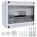 Produktbild Verteilerkasten Aufputz Außen Wasserdicht Ip65 Mit 12 Module Aufputzverteiler, Ip65 Waterproof Sicherungskasten Verteilerkasten Aufputz 12 Way Verteilerdose Aufputz für Garten oder Außenbereichen