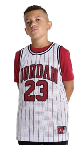 Nike Jordan23 Big Kids' Printed Jersey (White, 95C655-001)