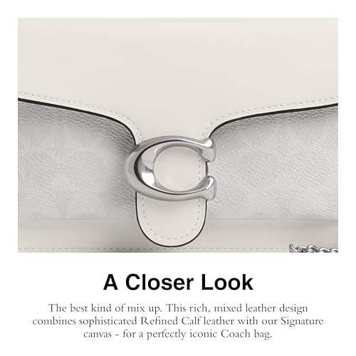 Coated Canvas Signature Tabby Chain Clutch4