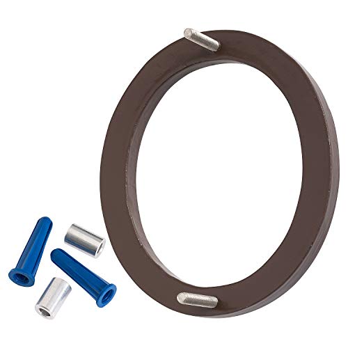 Montague Metal Products MHN-10-F-RB1-0 Solid Brushed Aluminum Modern Floating Address House Numbers, 10", Powder Coated Roman Bronze - Image 4