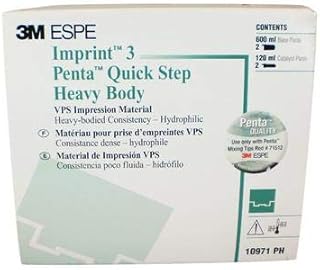 3M ESPE 10971PH Imprint 3 Penta VPS Impression Material Heavy Body Refill, Quick Set