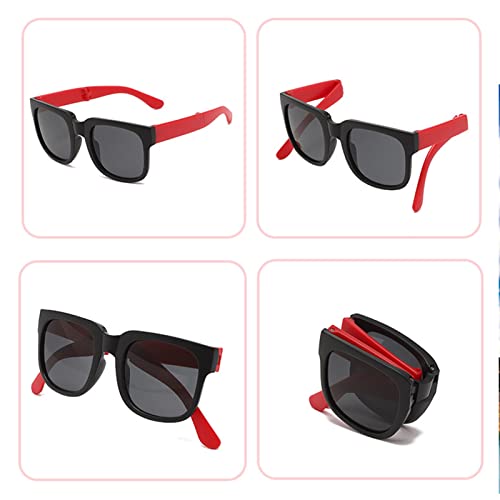 Kids Sunglasses, Foldable Lens Sunglasses with UV400 Protection for Boys Girls3