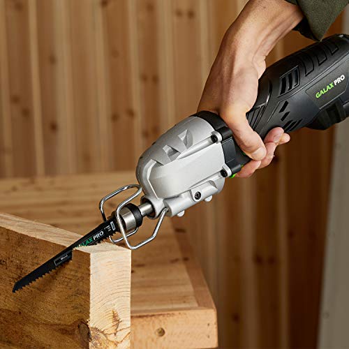 Galax Pro 5 Amp Corded Reciprocating Saw, 0 To 3000Spm Compact Sawzall, ½” Stroke Length, Max. Cutting Capacity 4½”, For Diy Wood Cutting & Metal Cutting #TOP1