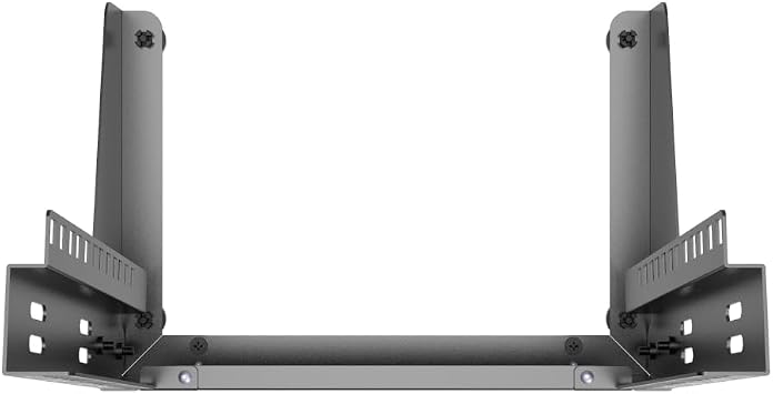10 Small Desktop Network Rack, 4U Mini Open Frame Server Rack | for 10 inches Width Network, Servers, Audio, and Video Equipment (4U)