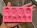 FOYARA Halloween Skull Skeleton Fondant Silicone Cake Decoration Mould Chocolate Mould Sugar Icing Gumpaste Kitchen DIY Baking Tools