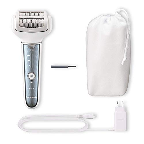 Panasonic Epilierer ES-EL2A-A503, Epiliergerät Damen, Wet & Dry, mit Licht (LED), erweiterbares Zubehör, blau - Image 3