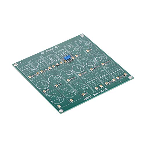 Btuty Atenuador de filtro, kit de demonstração RF NanoVNA RF Tester Board para kits de análise de re