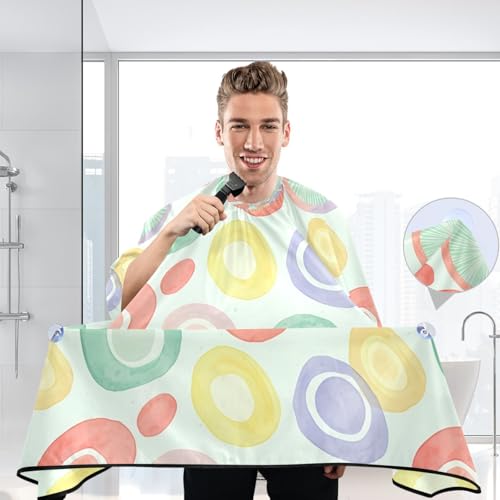 Capa de Corte de Pelo Profesional Impermeable con Cierre Ajustable miniatura 6