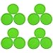 JCBIZ 12pcs Green Air Hockey Pucks Replacement 64mm Round Pucks for Game Tables, Equipment, Accessories