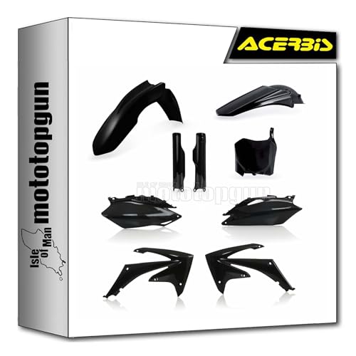 Cache carénage de précision Acerbis 0013979.090 noir pour Honda CRF 450 R Mototopgun