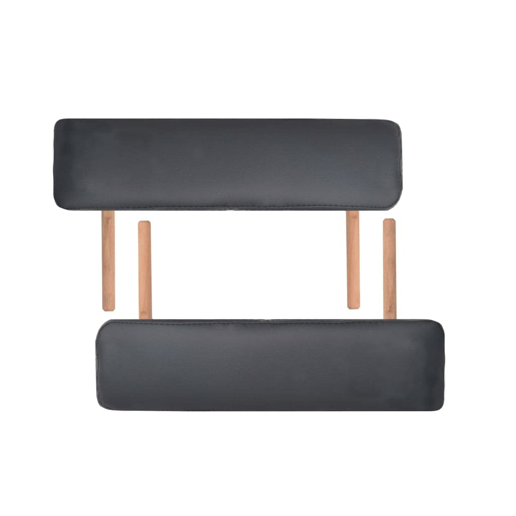 Generisch Massageliege 2-Zonen Klappbar 10 cm Sitz Schwarz,Gesundheit & Schönheit,Körperpflege,Massage & Entspannung,Massagetische,18.5KG,110151