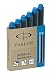 Produktbild Parker Tintenpatrone Quink Mini Packung mit 6 Stück, blau