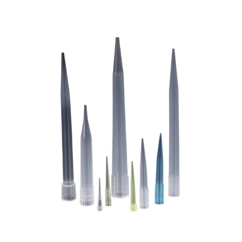Lab PP Plastic Pipette Tips for Microbiological Test Pipettor Tips 10ul 200ul 1000ul 5ml 10ml(200ul 1000pcs)