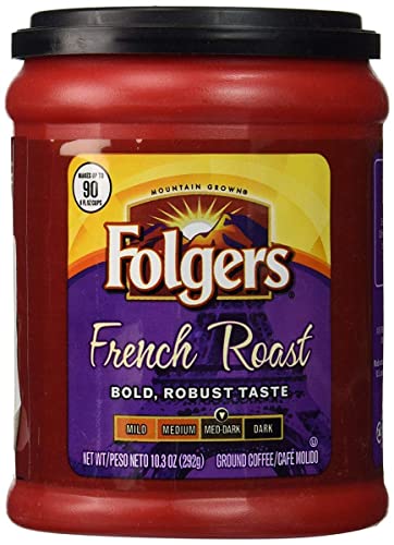 Image of Folgers French Roast Medium Dark Coffee 10.3 oz