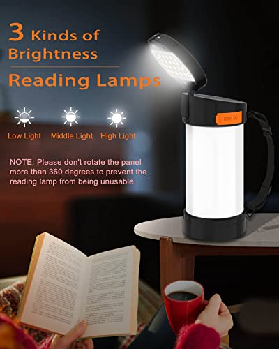 Camping-Lantern-Rechargeable-4000mAh-Battery-Operated-Lamp-Outdoor-LED-Camping-Lantern10-Light-ModesTent-Light-Reading-Lamp-Flashlight-for-Power-OutagesHurricaneEmergency-CampingHome