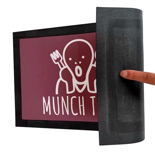 Paillasson Munch Time Scream rouge humour 75x50cm pour l'entrée - 5