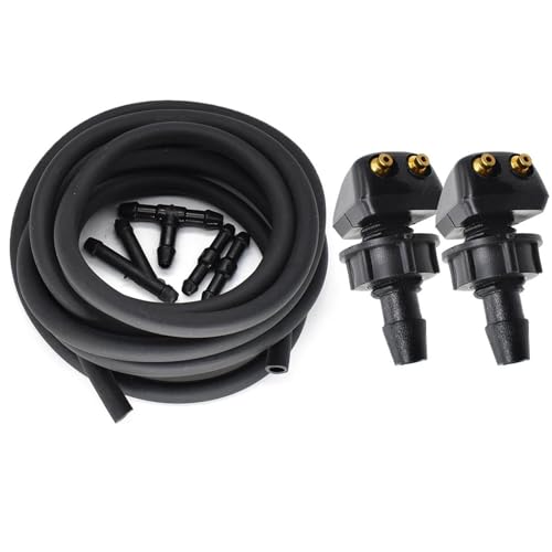 Gicleur de lave-glace universel pour pare-brise avant avec kit tuyau de rechange automobile
