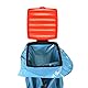 com-four® 2x Müllsackständer mit Deckel - in 3 möglichen Höhen aufbaubar - optimal für Heim, Garten, Werkstatt und Camping - Gelber-Sack-Halter - Abfallsortierer - Müllbeutelhalter (2x - blau/rot)