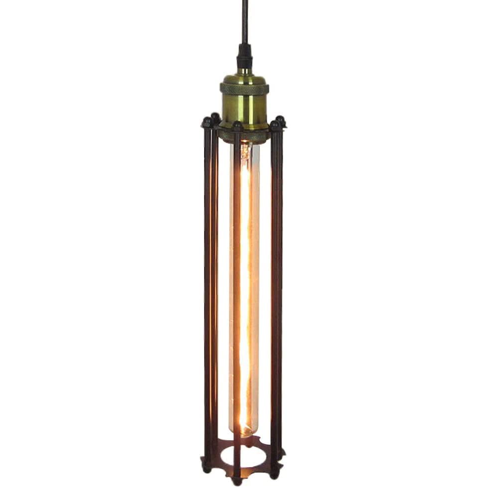 Araña de flauta retro en hierro forjado negro de 5 luces para techo