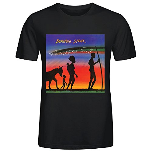 Photo de Gerlernt Burning Spear The Fittest of The Fittest Custom T Shirts Design Crew Neck