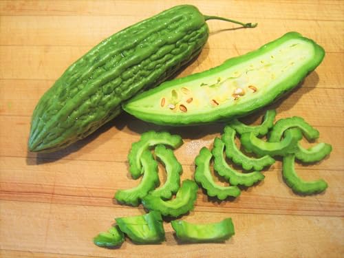 TomorrowSeeds - Green Skin Bitter Melon Seeds - 15+ Count - for 2026 Planting Bitter Gourd Karela Squash Balsam Pear Chinese Fu Qua Garden Asian Vegetable Grow Your Own Home Farm Patio Healthy - Thumbnail 7