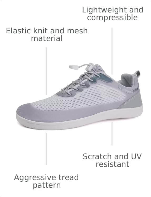 Image of WateLves Wide Diabetic Shoes Mens Womens Water-Beach-Swim-Barefoot Shoes Breathable & Non-Slip & Optimal Relaxation Walking Sneakers